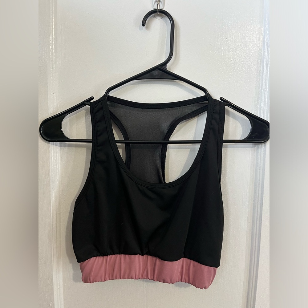 SHEIN Leggings & Sports Bra- Pink-Size M